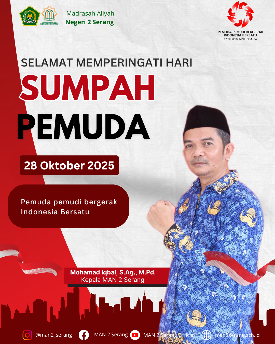 Selamat memperingati Hari Sumpah Pemuda Tahun 2025