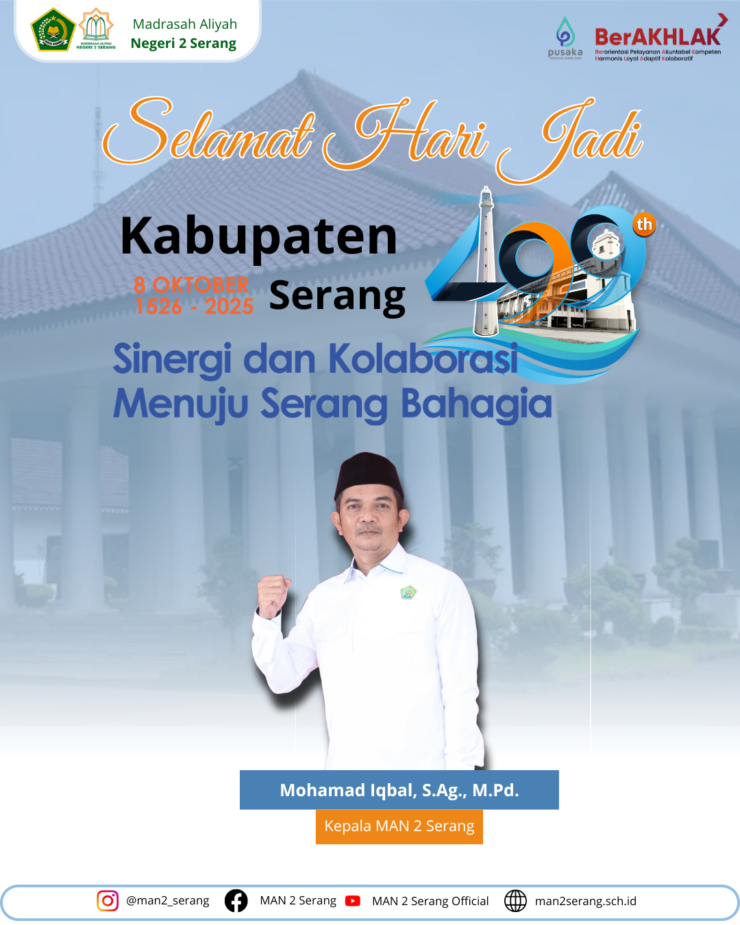 Selamat hari Jadi Kabupaten Serang yang ke-499 th